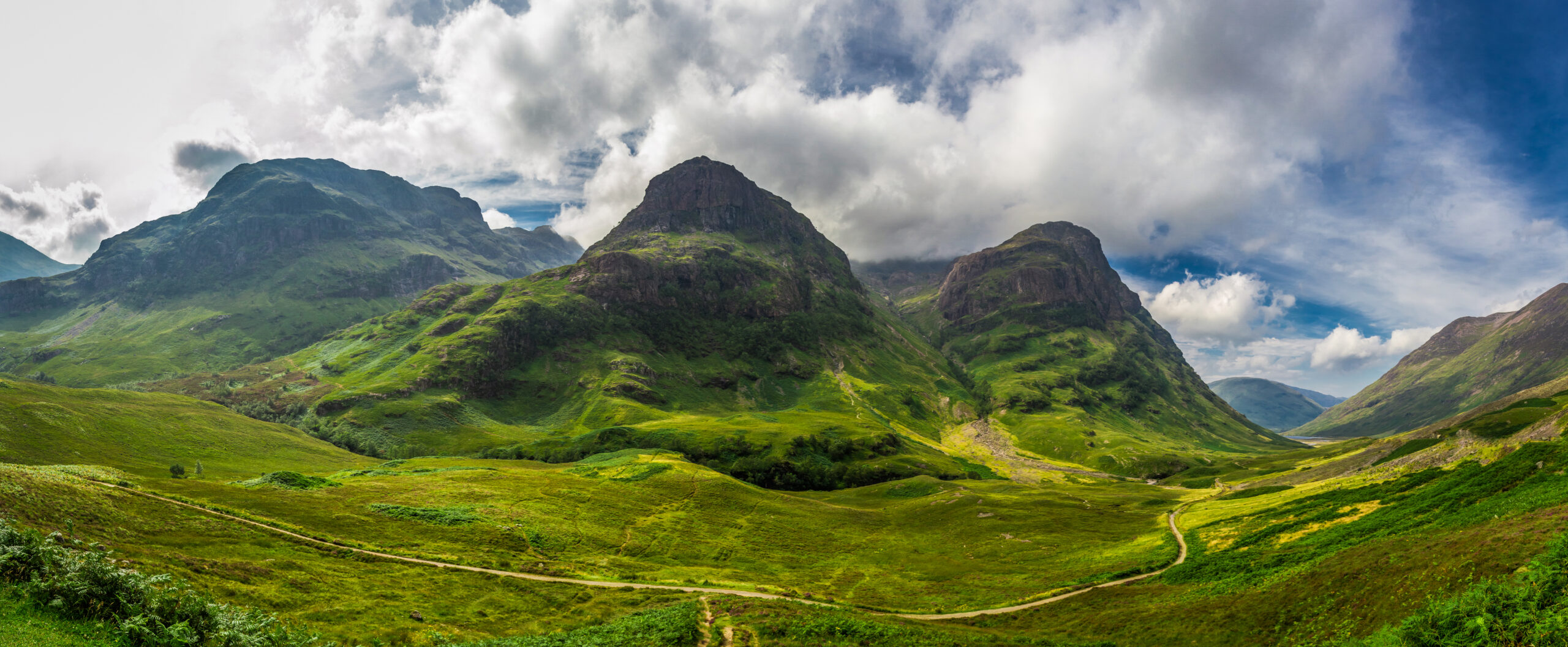 Scottish Highlands panorama